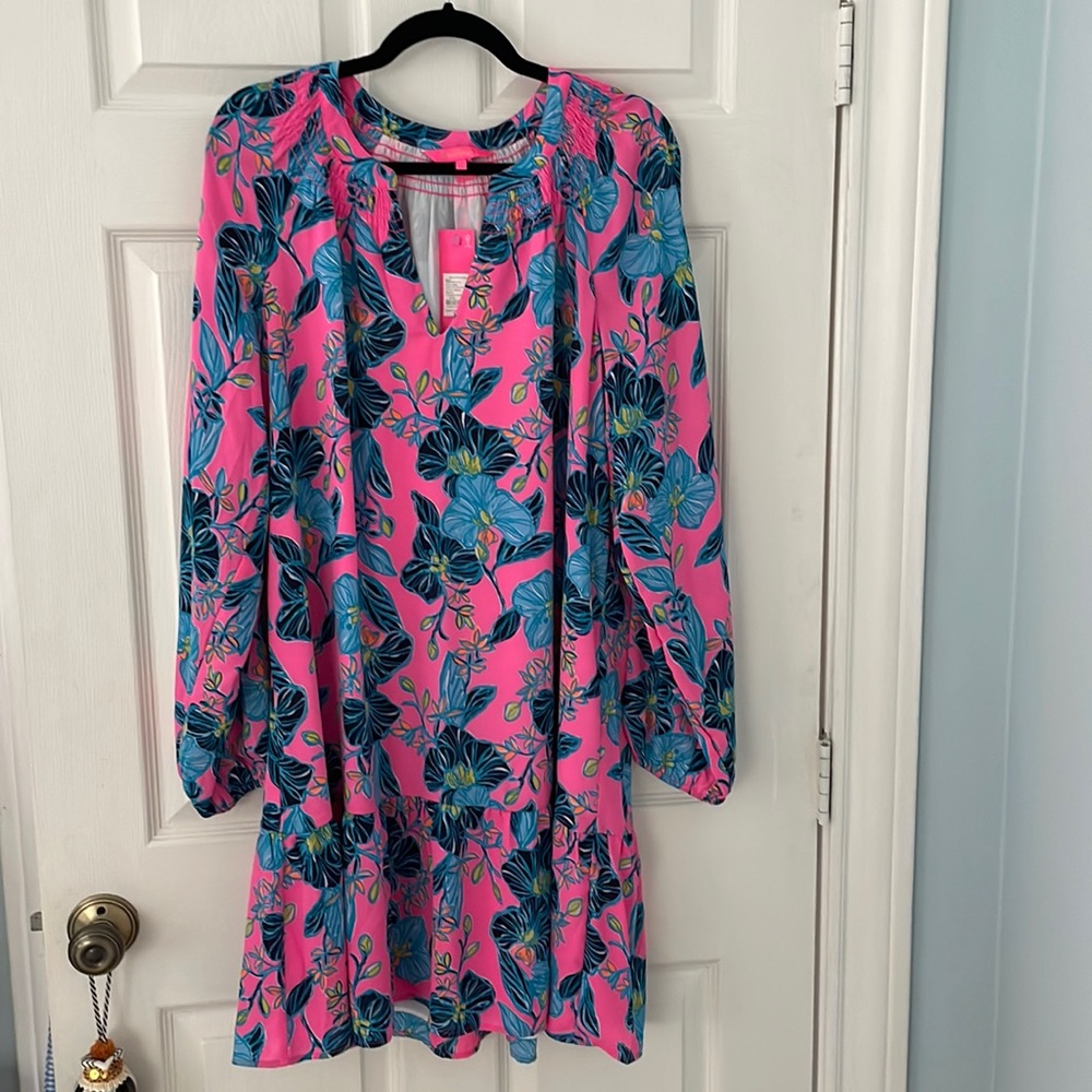 Lilly Pulitzer XL NWT dress lucee long sleeve